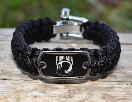 paracord military support bracelets