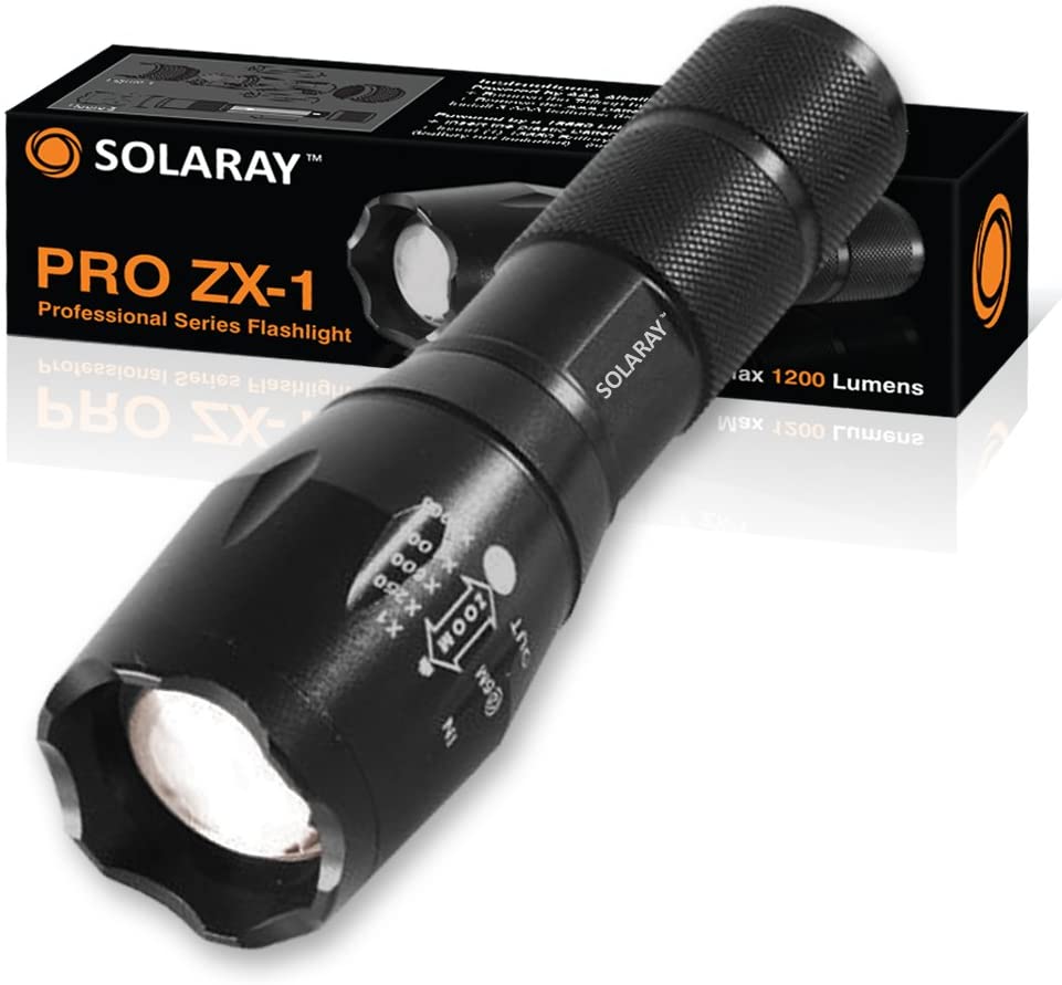 Solaray Pro Zx1 Tactical Flashlight Review
