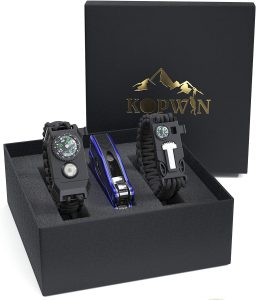 KOPWIN PARACORD SURVIVAL BRACELET SET