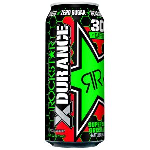 ROCKSTAR XDURANCE SUPER SOURS GREEN APPLE ENERGY DRINK