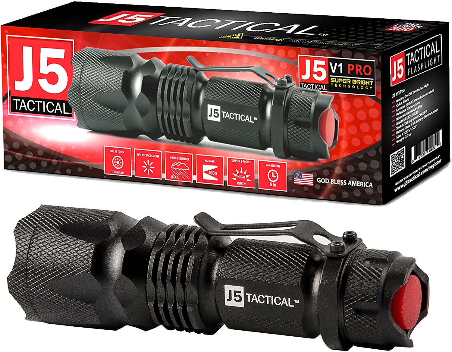 J5 Tactical V1 Pro Tactical Flashlight Review Complete Guide